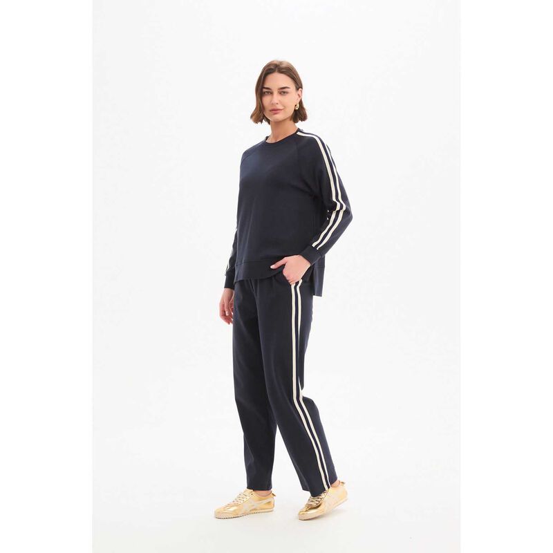 TIRELLI Stripe Sleeve Sweat image number 15